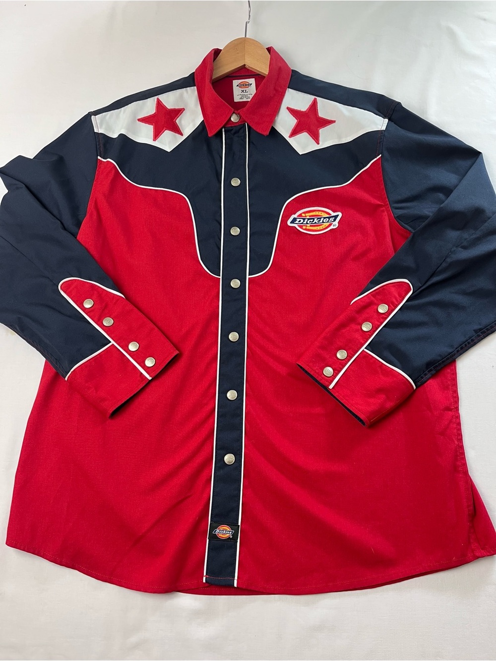Dickies Big Tex State Fair Texas Western Rockabilly Shirt Size XL